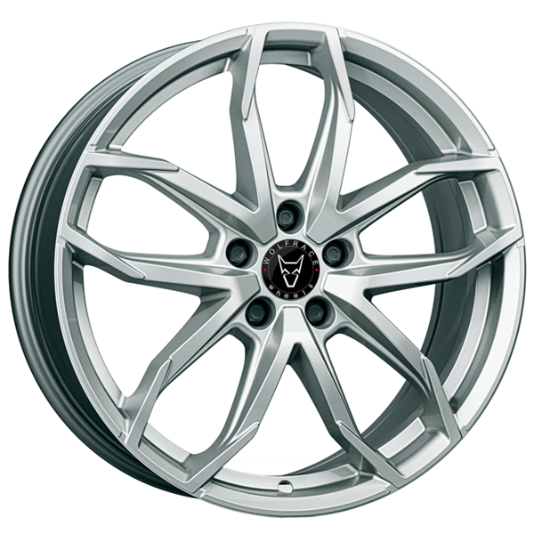 17" Wolfrace Lucca Polar Silver Alloy Wheels