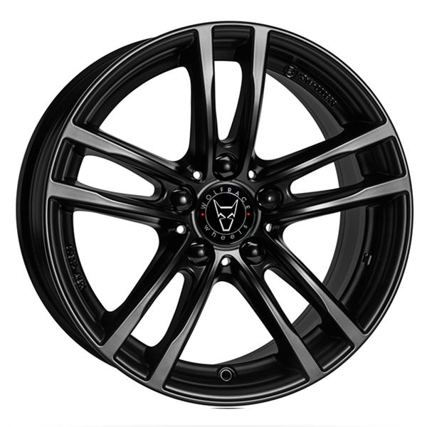 19" Wolfrace X10 Racing Black Alloy Wheels