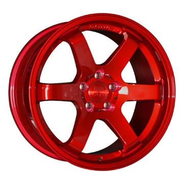 18" Bola B1 Candy Red Alloy Wheels