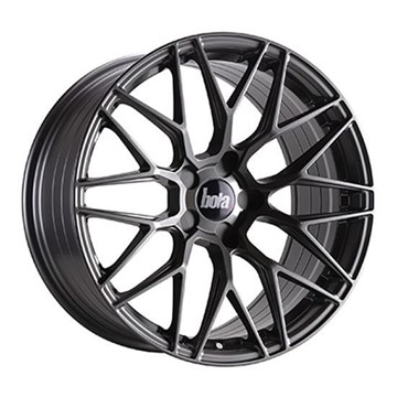 18" Bola B17 Gloss Gun Metal Alloy Wheels