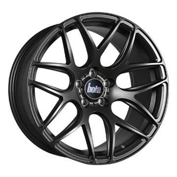 18" Bola B8R Matt Gun Metal Alloy Wheels