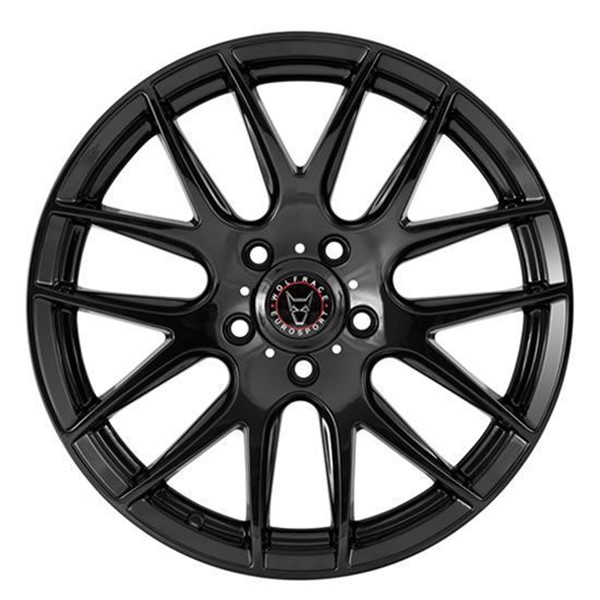 20" Wolfrace Munich Gloss Black Alloy Wheels