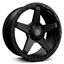 18" Hawke Eiger Matt Black Alloy Wheels