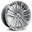 22" Hawke Vega Silver Alloy Wheels