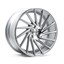 18" 1AV ZX1 Silver Polished Face Alloy Wheels