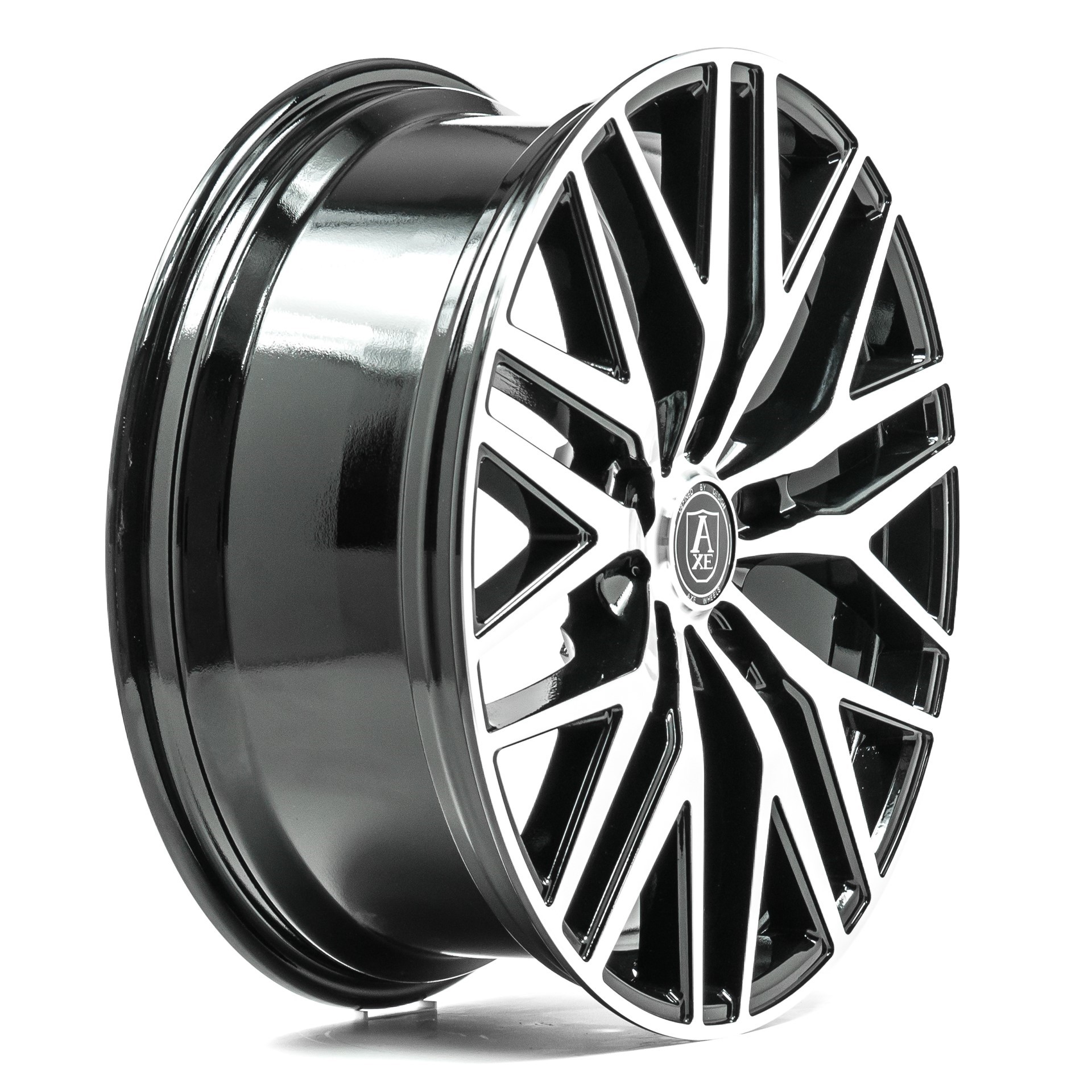 Axe Ex T Gloss Black Polished Alloy Wheels Alloy Wheels Ni Alloy Wheels From Autoalloys Com