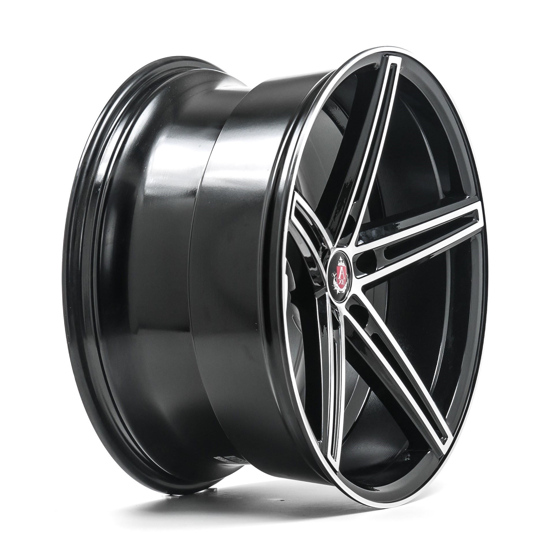 19 Axe Ex14 Black Polished Face Alloy Wheels Alloy Wheels Ni Alloy