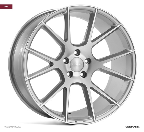 19" Veemann V-FS23 Silver Machined