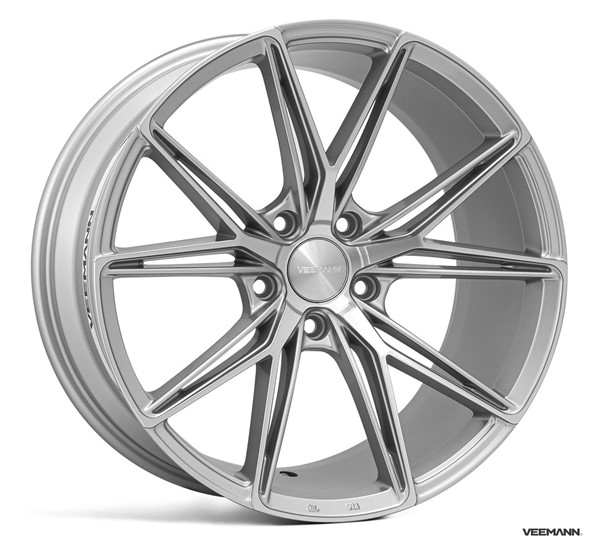 19" Veemann V-FS49 Silver Machined