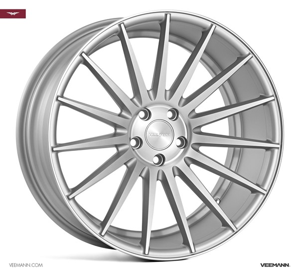 20" Veemann VC7 Matt Silver Machined