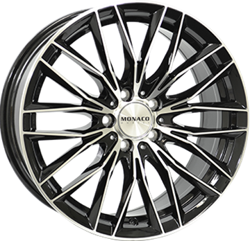 18" Monaco GP2 Gloss Black Polished