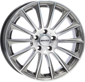 18" Monaco MC9 Anthracite Polished