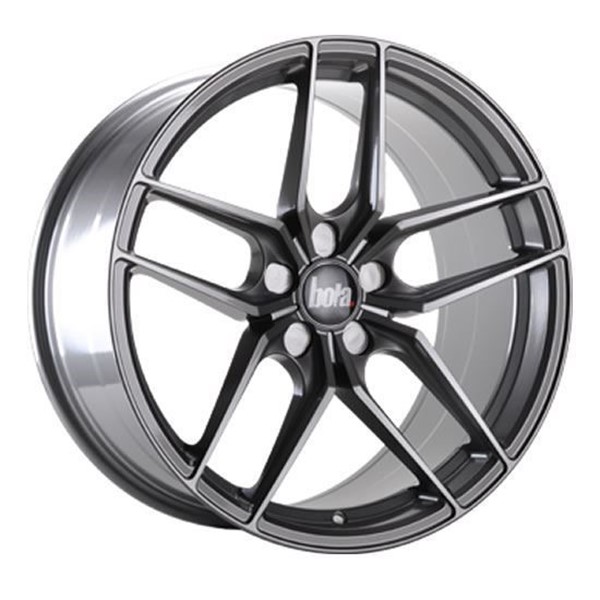 19" Bola B11 Light Gun Metal Alloy Wheels