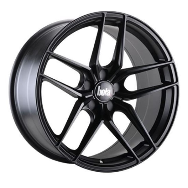 19" Bola B11 Matt Black Alloy Wheels