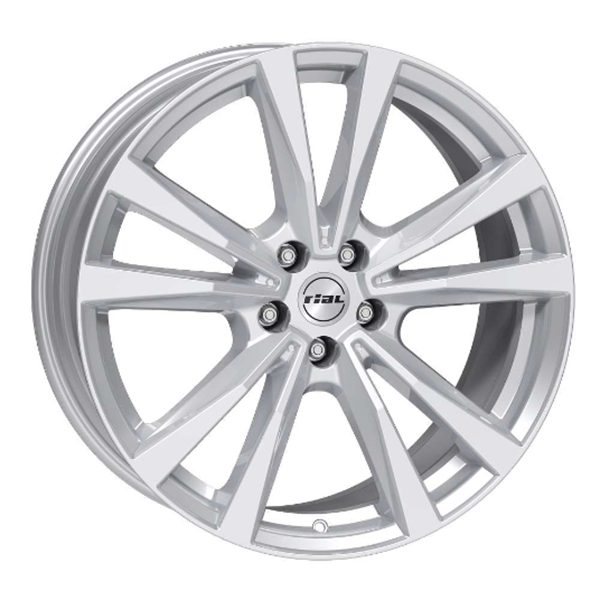 17" Rial M12 Polar Silver