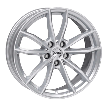 19" Rial X12 Polar Silver