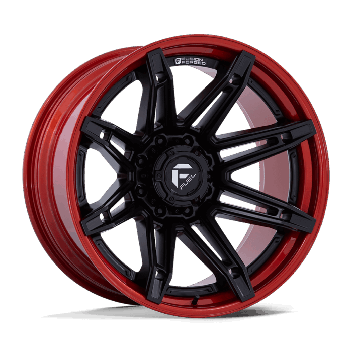 Fuel Off Road Brawl Matt Black W/ Candy Red Lip