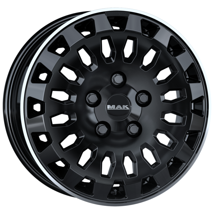 MAK Overland Gloss Black Mirror Ring