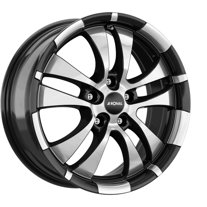 Ronal R59 Jet Black Front Diamond Cut