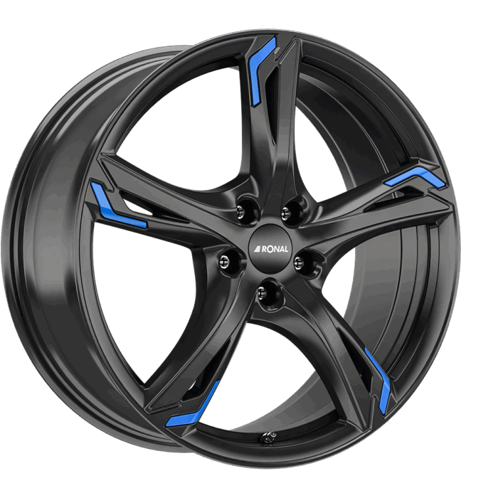Ronal R62 Blue Jet Black