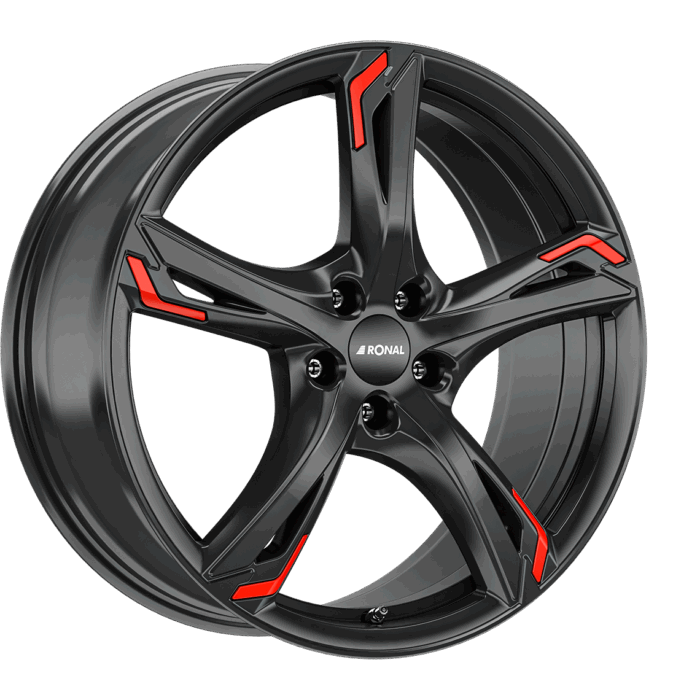 Ronal R62 Red Jet Black