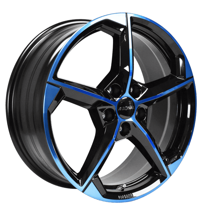 Ronal R66 Jet Black Blue Tinted