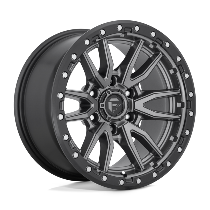 Fuel Off Road Rebel Matt Gunmetal Black Bead Ring