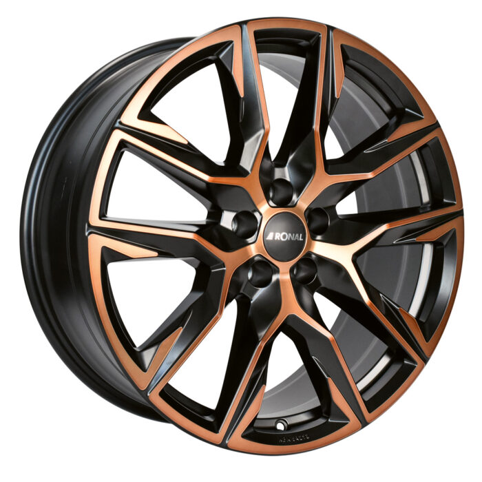Ronal R71 Matt Jet Black Copper