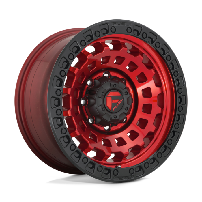 Fuel Off Road Zephyr Candy Red Black Bead Ring