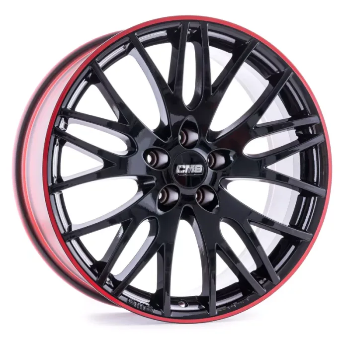 CMS C8 Gloss Black Red