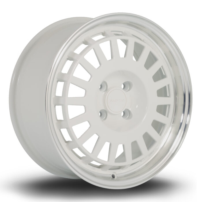 Rota EG6 White W/ Polished Lip