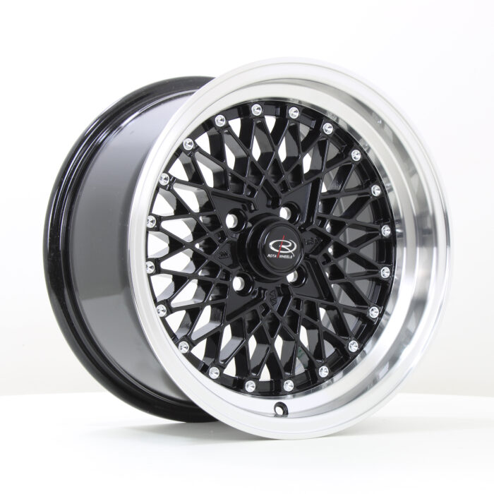 Rota OSMesh Black W/ Polished Lip