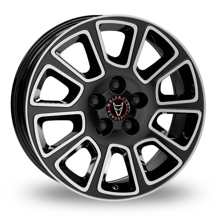 Wolfrace Eurosport Transporter 2 Diamond Black Face Polished