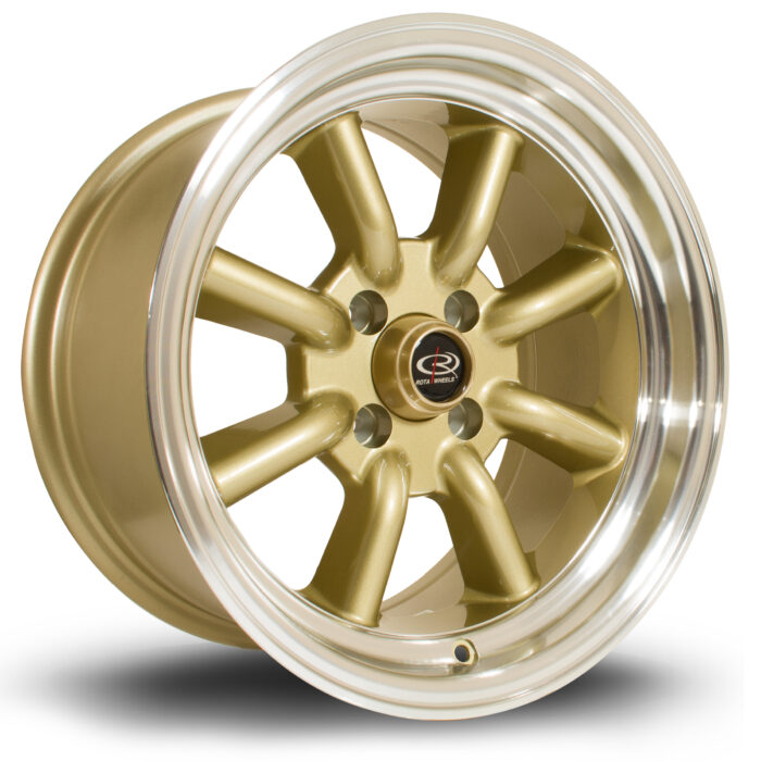Rota RKR Gold W/ Polished Lip