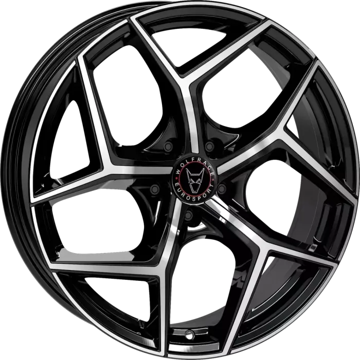 Wolfrace Eurosport Salento Diamond Black Face Polished