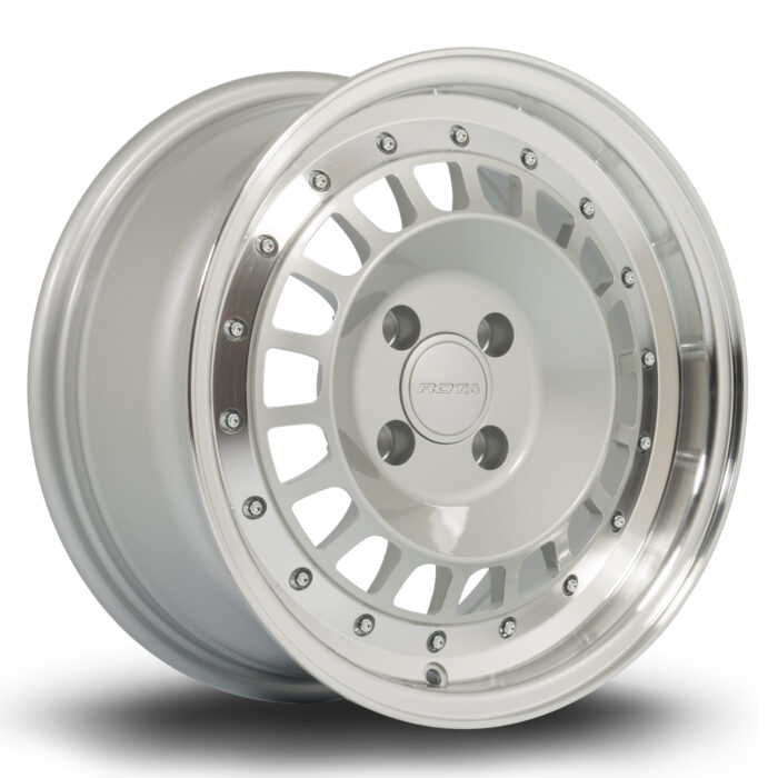 Rota Speciale Satin Silver W/ Polished Lip