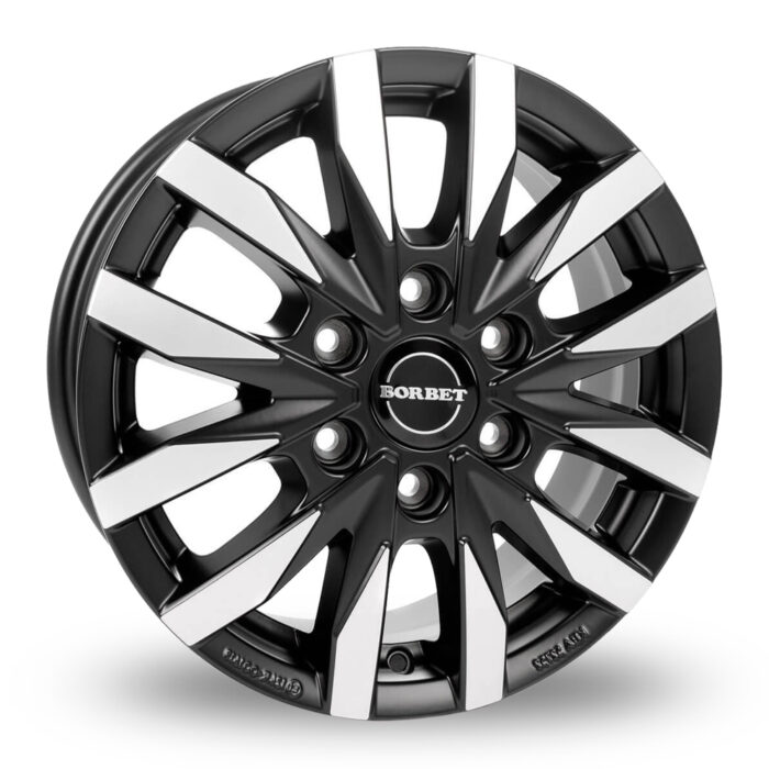 BORBET CW6 Dull Black / Polished
