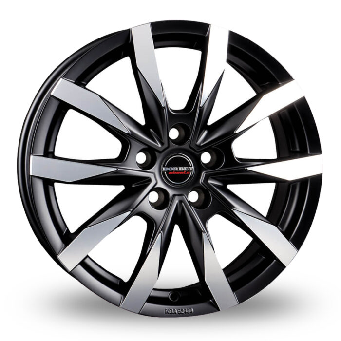 BORBET CW5 Dull Black / Polished