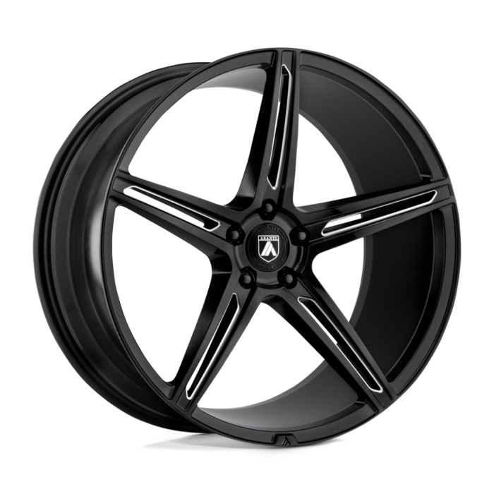 Asanti Black Alpha 5 Gloss Black Milled
