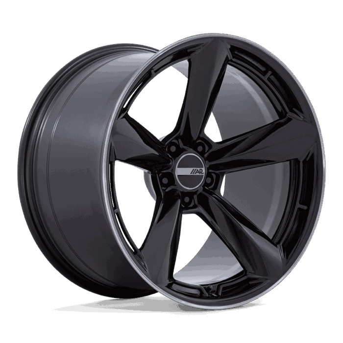 American Racing TTF Gloss Black With Double Dark Tint Lip