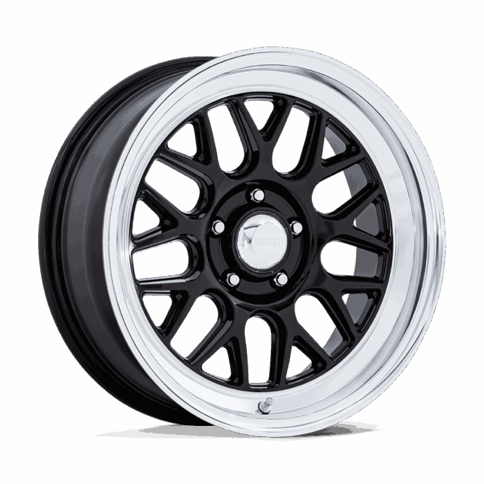 American Racing G-Force Gloss Black W/ Diamond Cut Lip