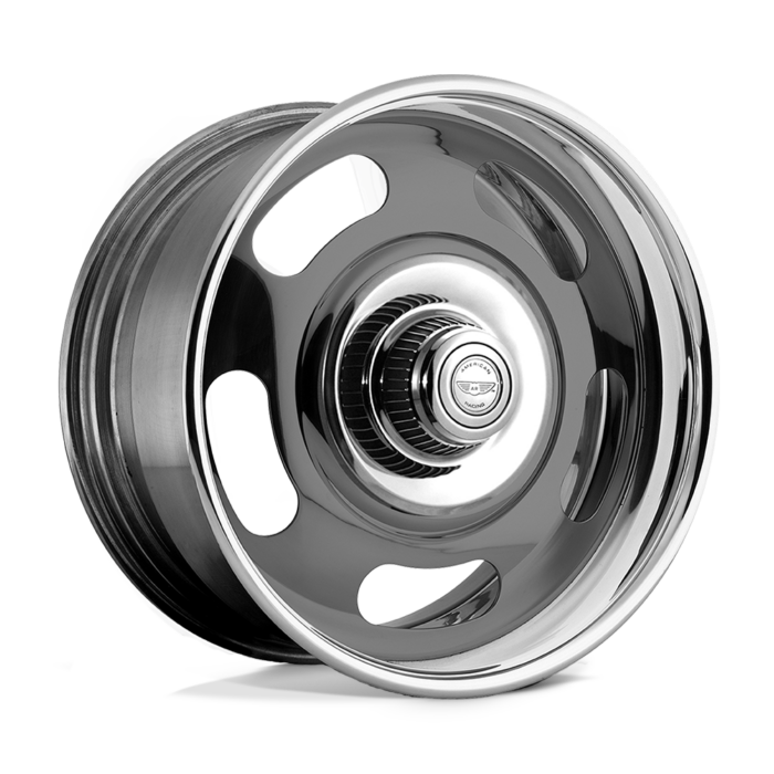 American Racing Rally Two-Piece Grey Center Polished Barrel