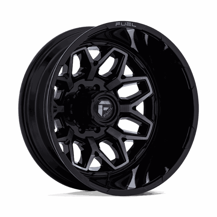 Fuel Off Road Flux Dually Gloss Black Brush-Fc Grey Tint