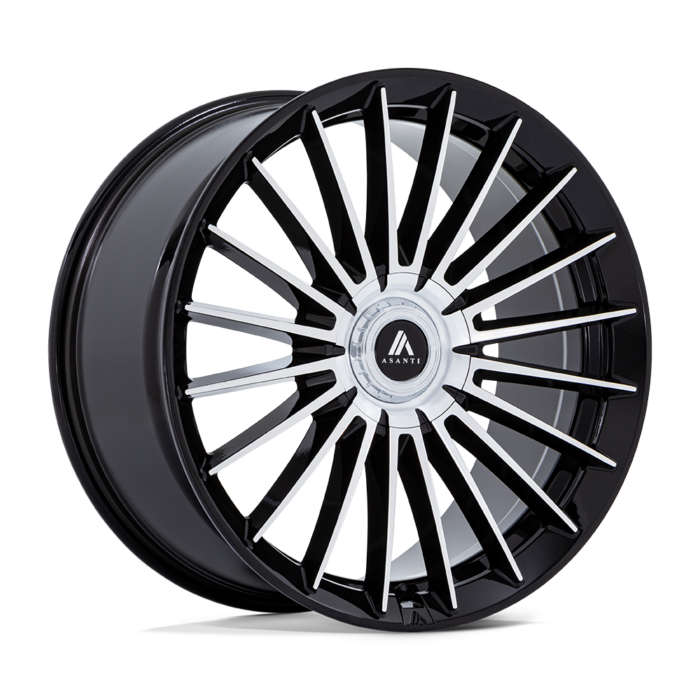 Asanti Black Viceroy Gloss Black W/ Machined Face