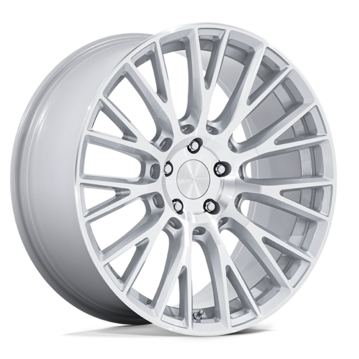Rotiform LSR Gloss Silver Machined