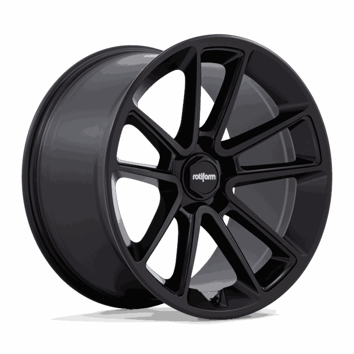 Rotiform BTL Matt Black W/ Black Cap And Inside Spoke Details