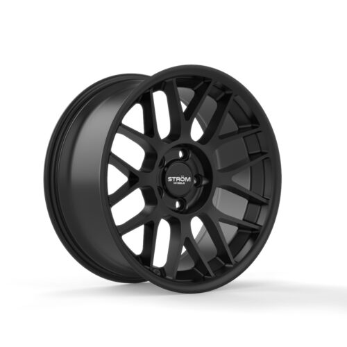 storm str2 full satin black alloy wheels