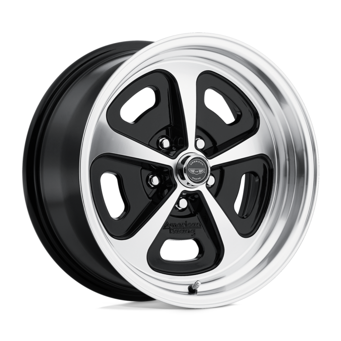 American Racing 500 Mono Cast Gloss Black Machined
