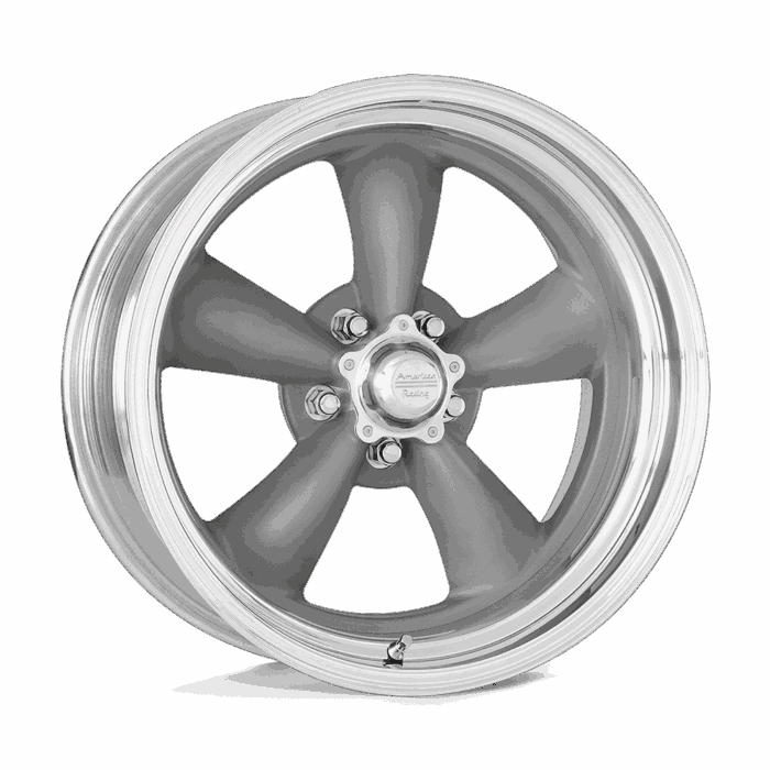 American Racing Classic Torq Thrust II Mag Grey Machined Lip