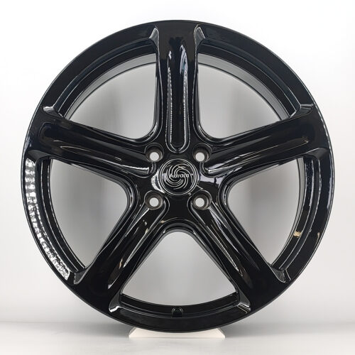 aurora 418 gloss black wheels